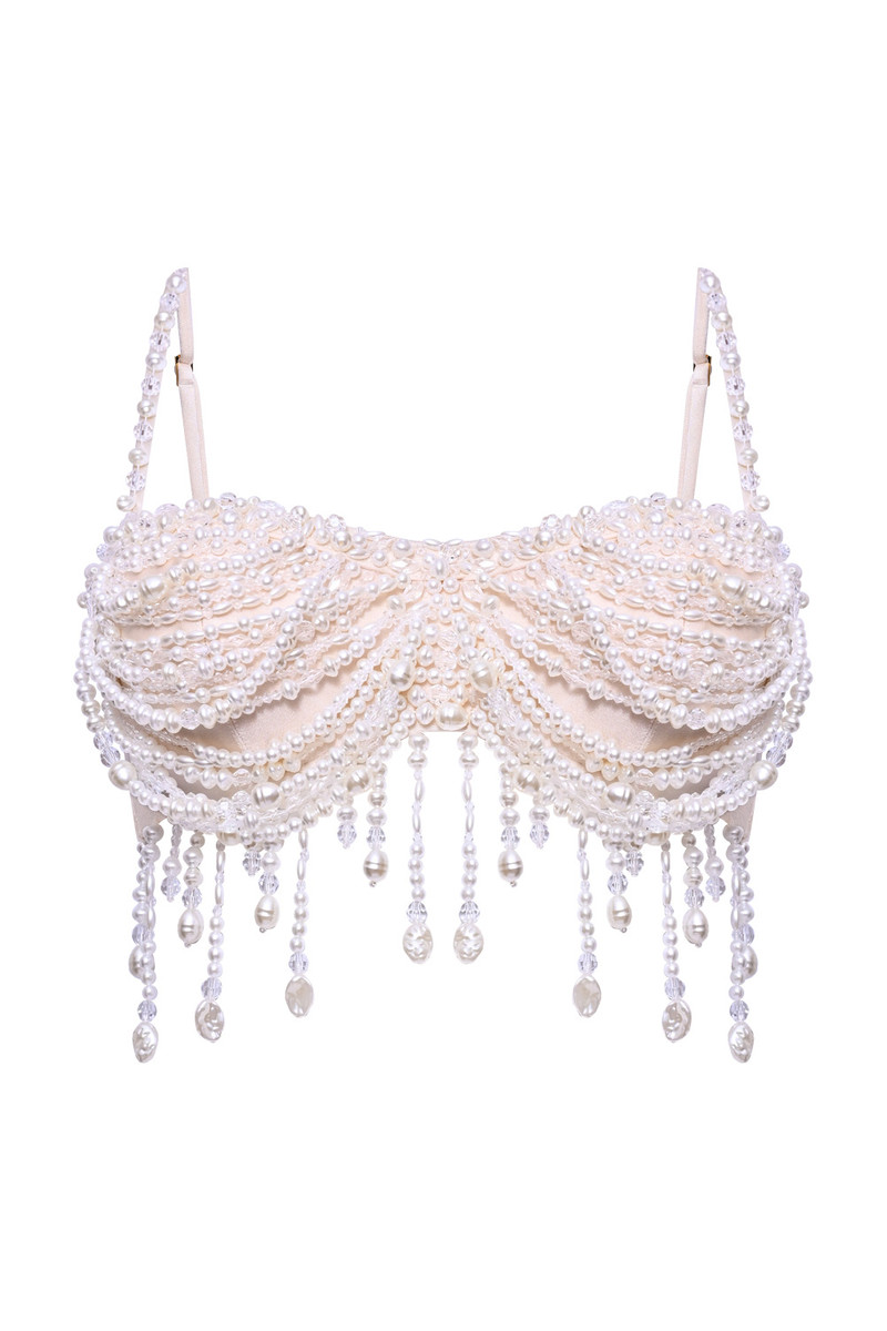 PatBO PEARL DUST EMBROIDERY BRA TOP outlook