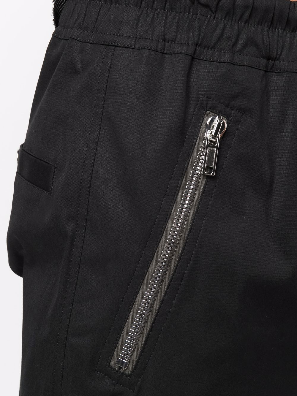 zipped track pants - 5