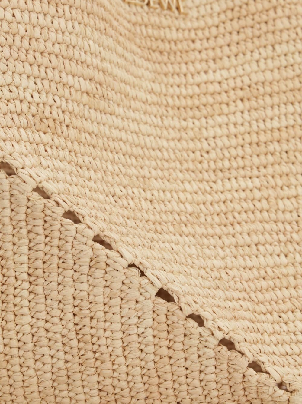 woven straw tote bag - 5