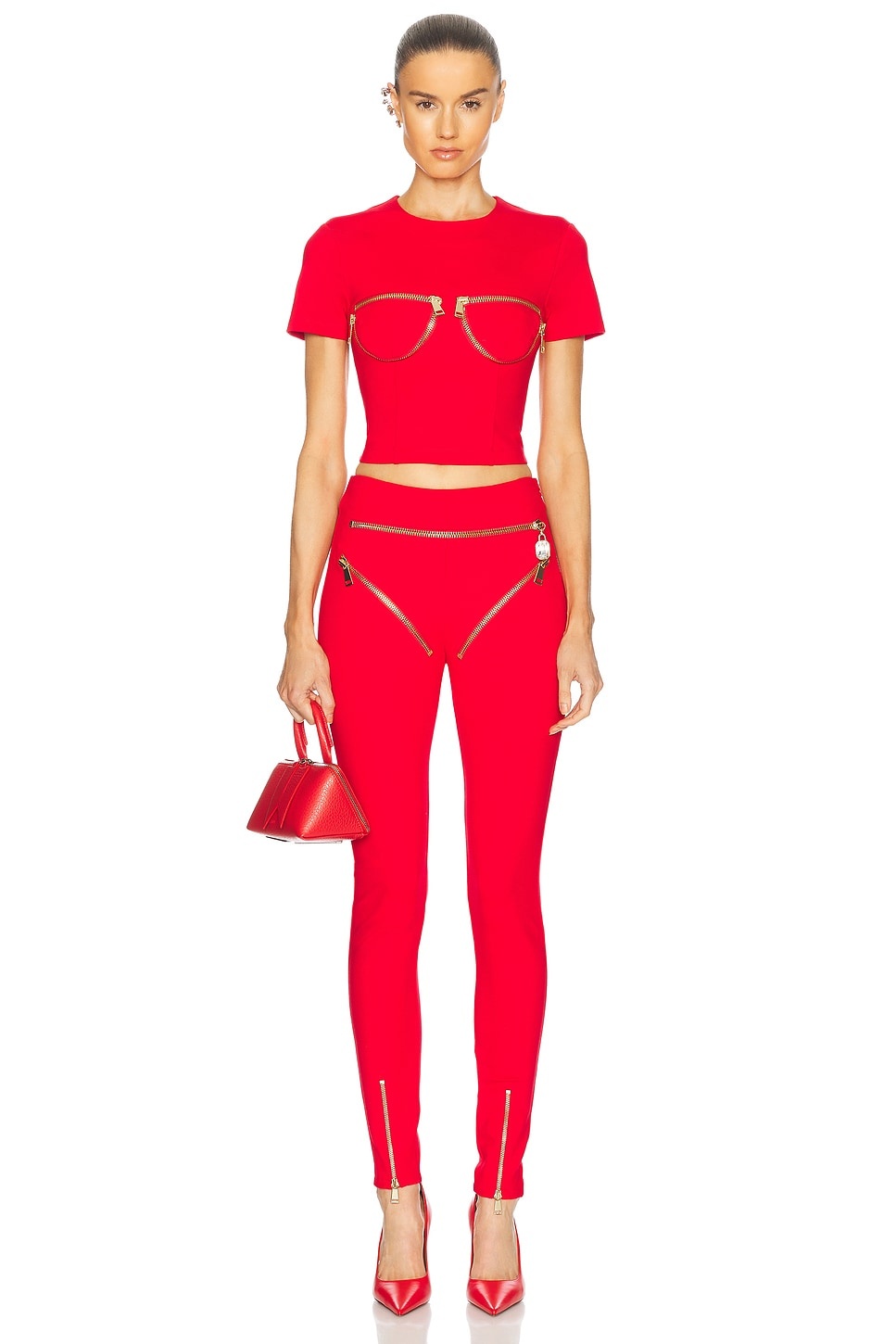 Zipper Brief Legging - 5