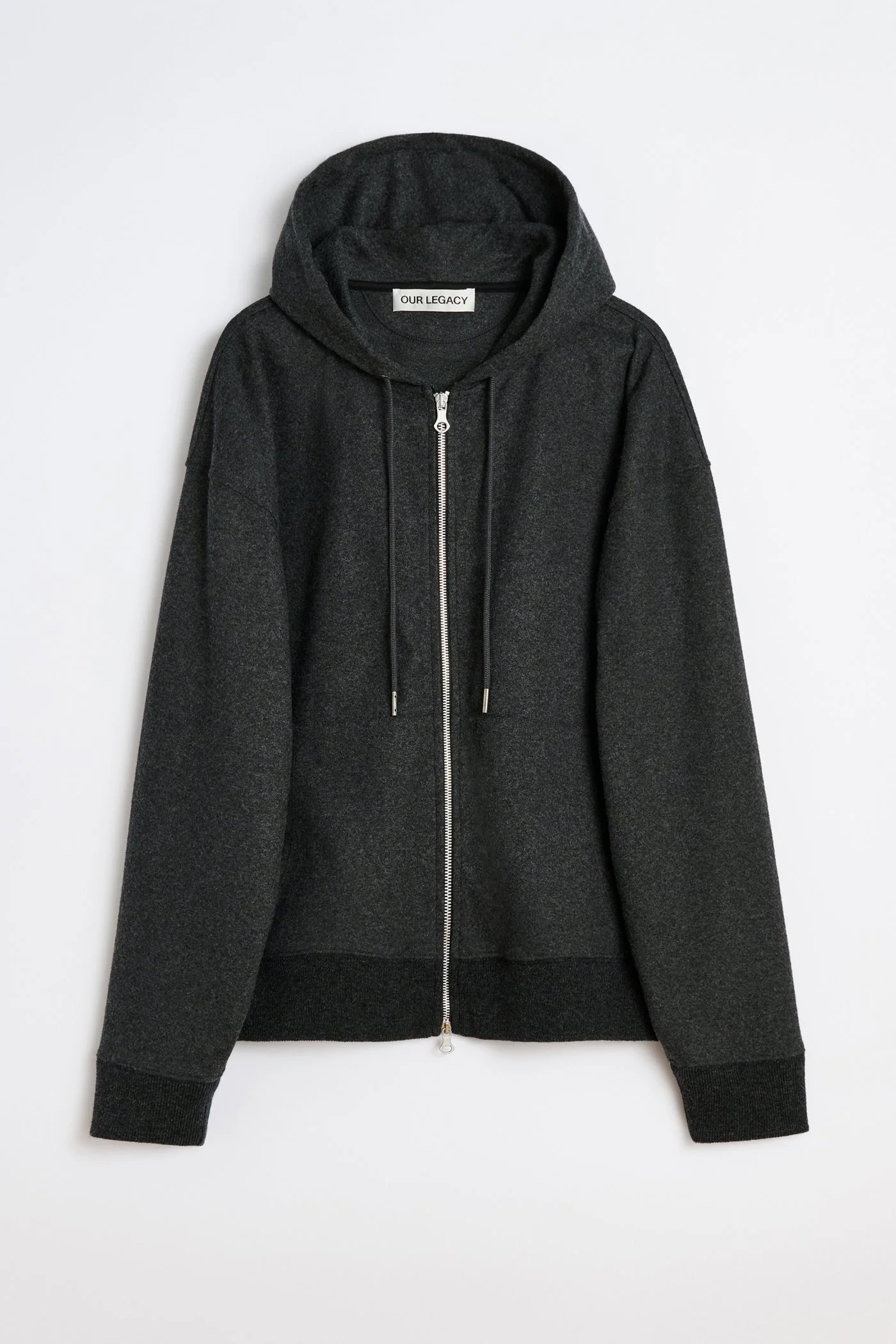 Rascal Hood Charcoal Elastic Melton - 1