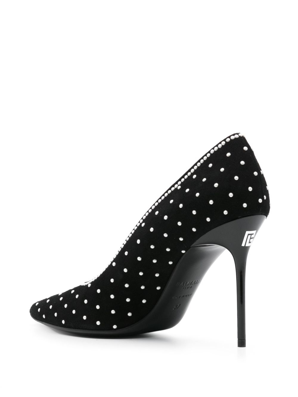 100mm bead-embellished pumps - 3