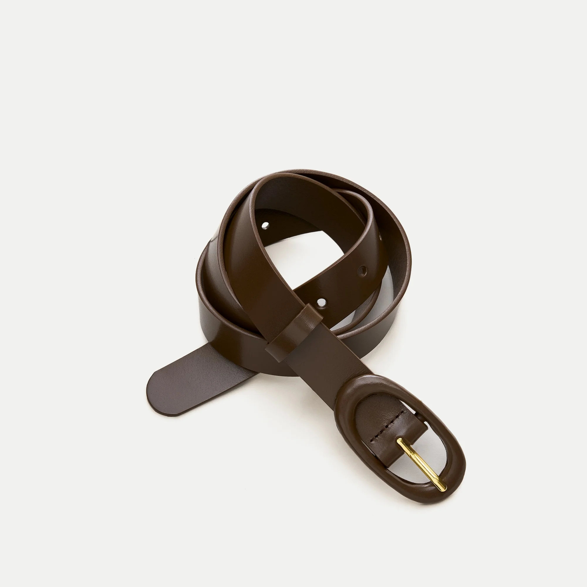 Tonal belt in leather - 1