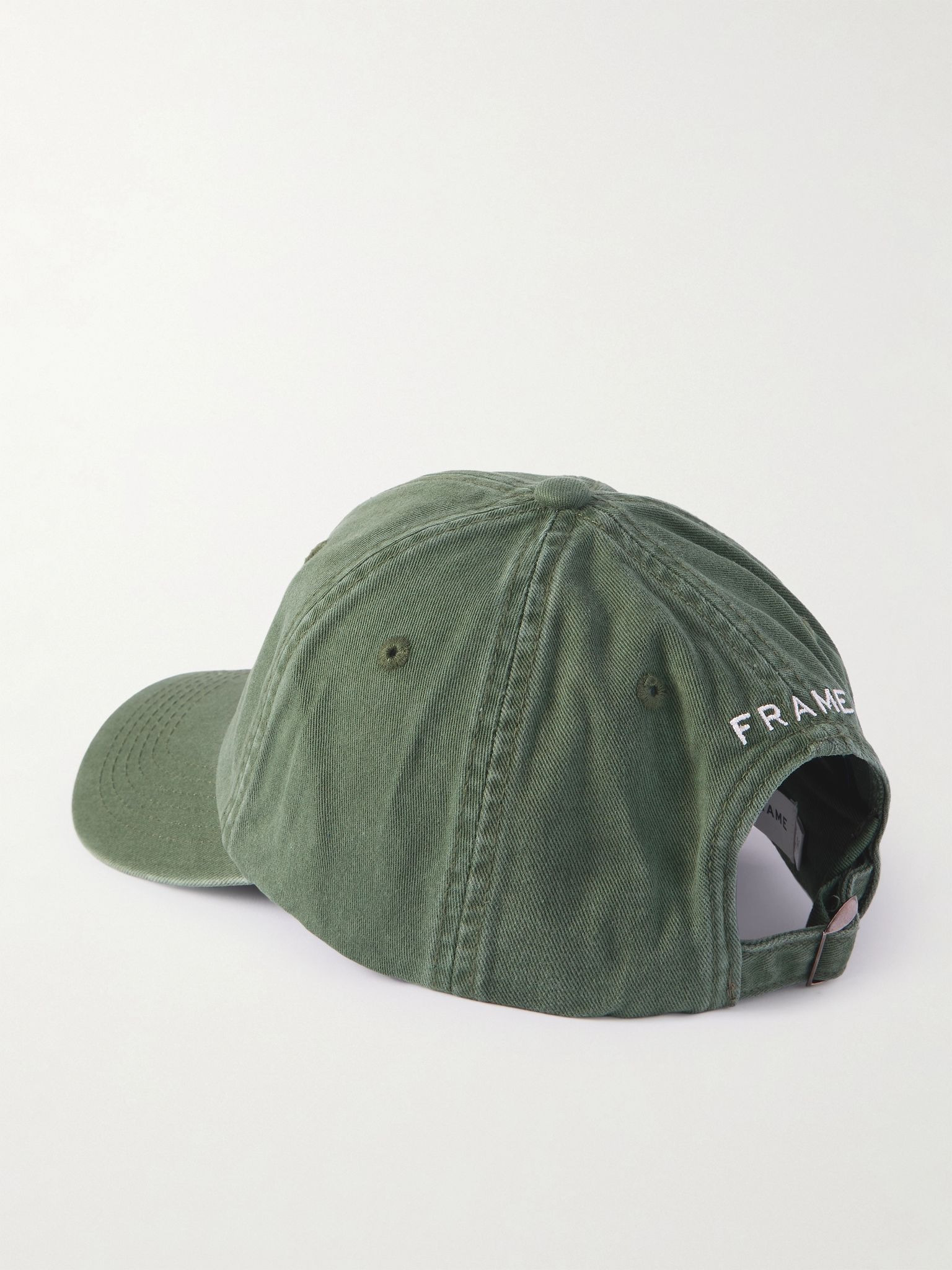 + Ritz Paris embroidered cotton-twill baseball cap Green - 3