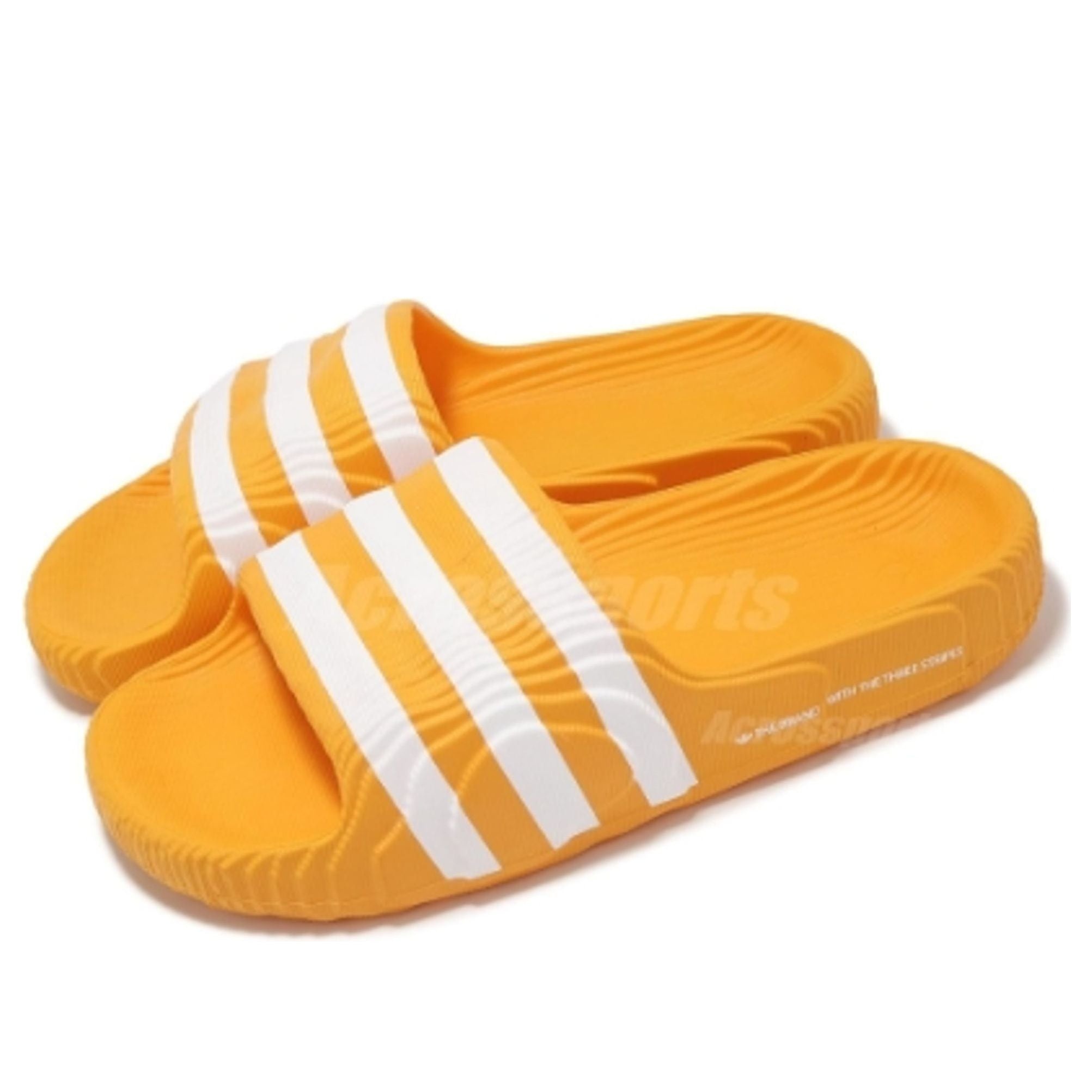 adidas Adilette 22 Slides 'Yellow White' IE9183 - 2