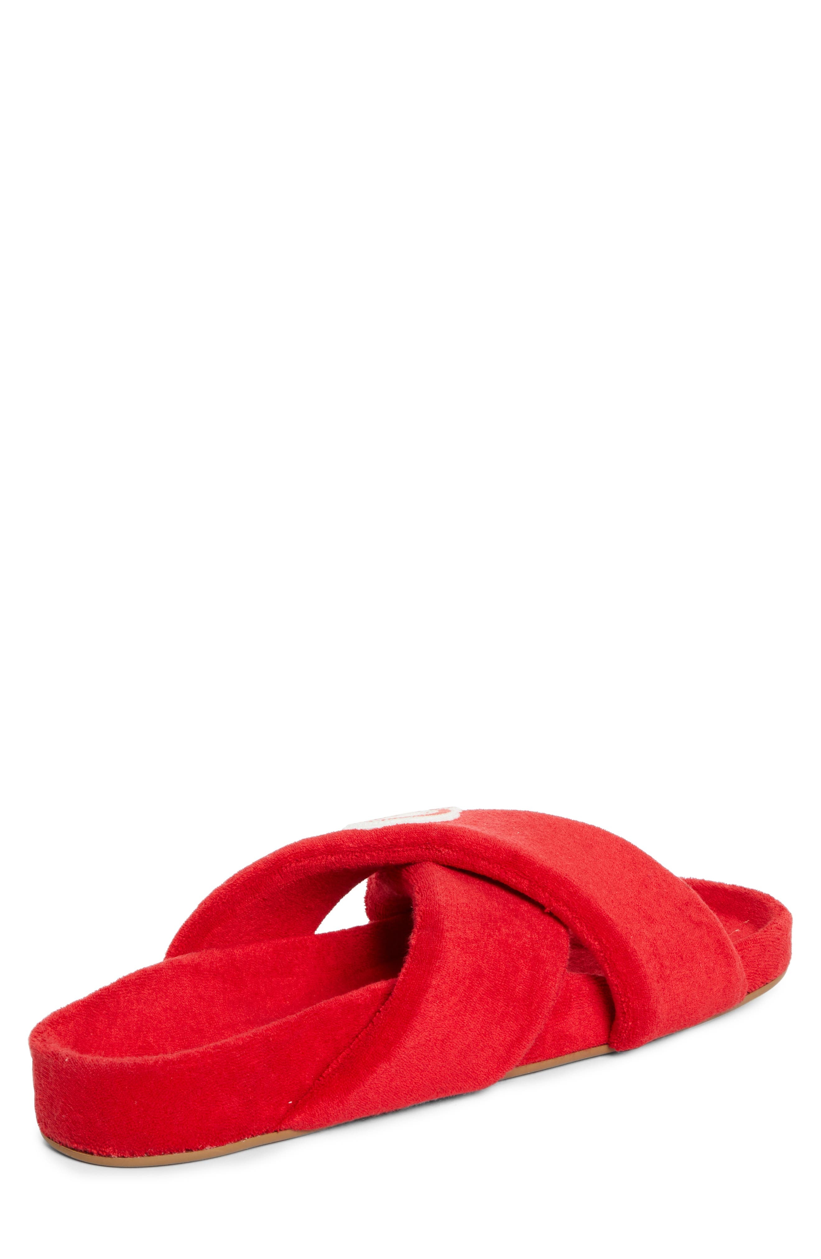 Christian Louboutin Bizzu Logo Patch Slide Sandal in Loubi at Nordstrom - 2