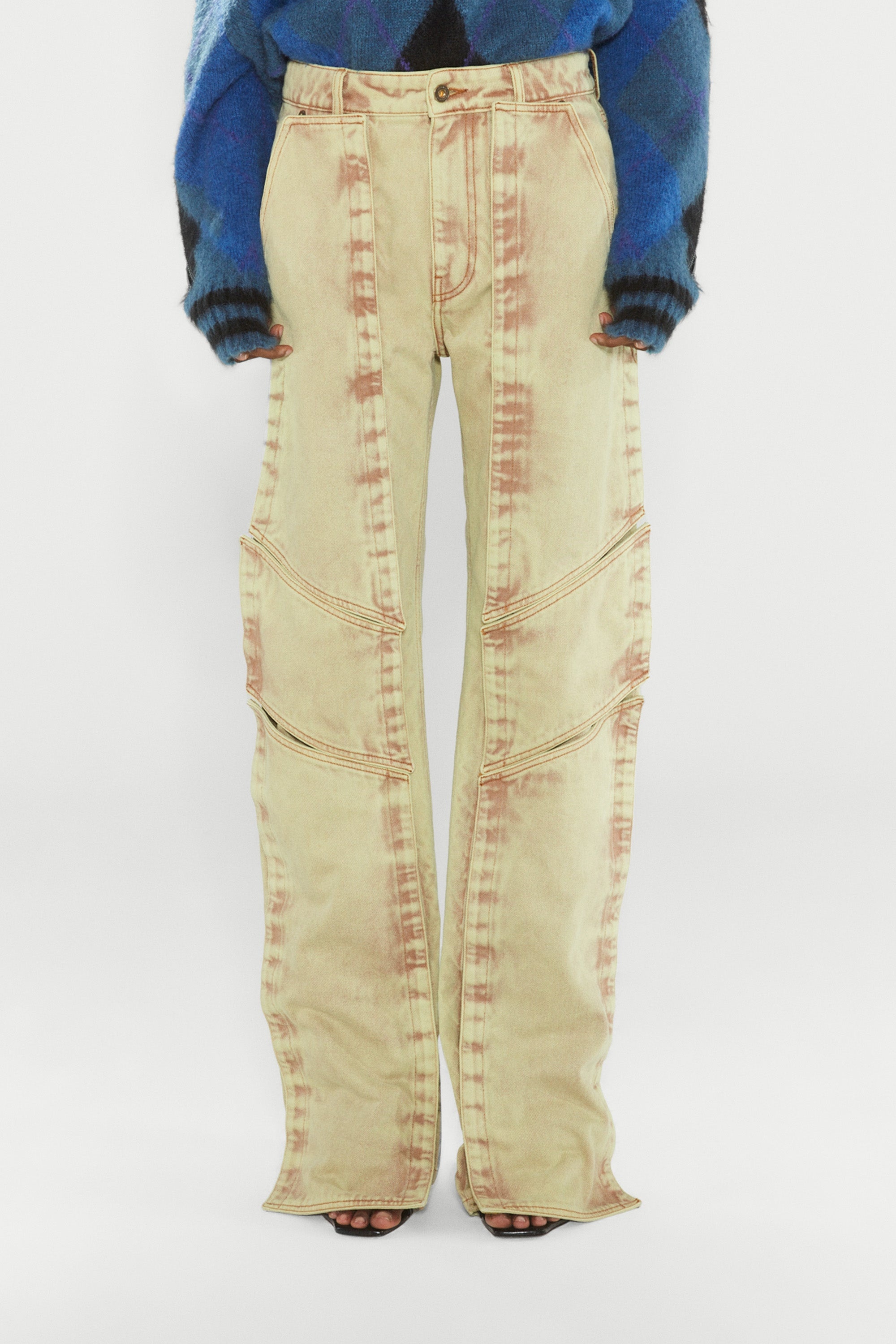 Velcro Multi Panel Jeans - 6