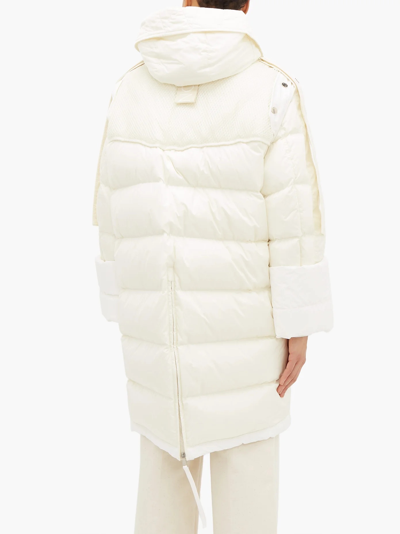 Narvalong longline quilted down jacket - 5