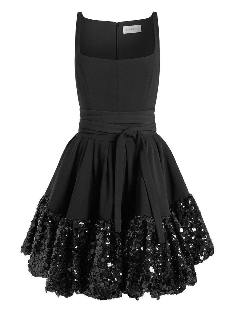 Drina sequin belted mini dress 1