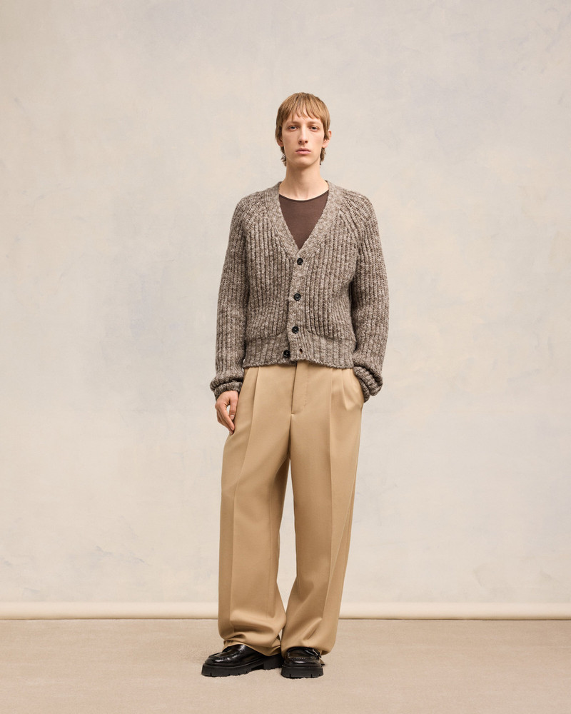 AMI Paris RIBBED CARDIGAN outlook