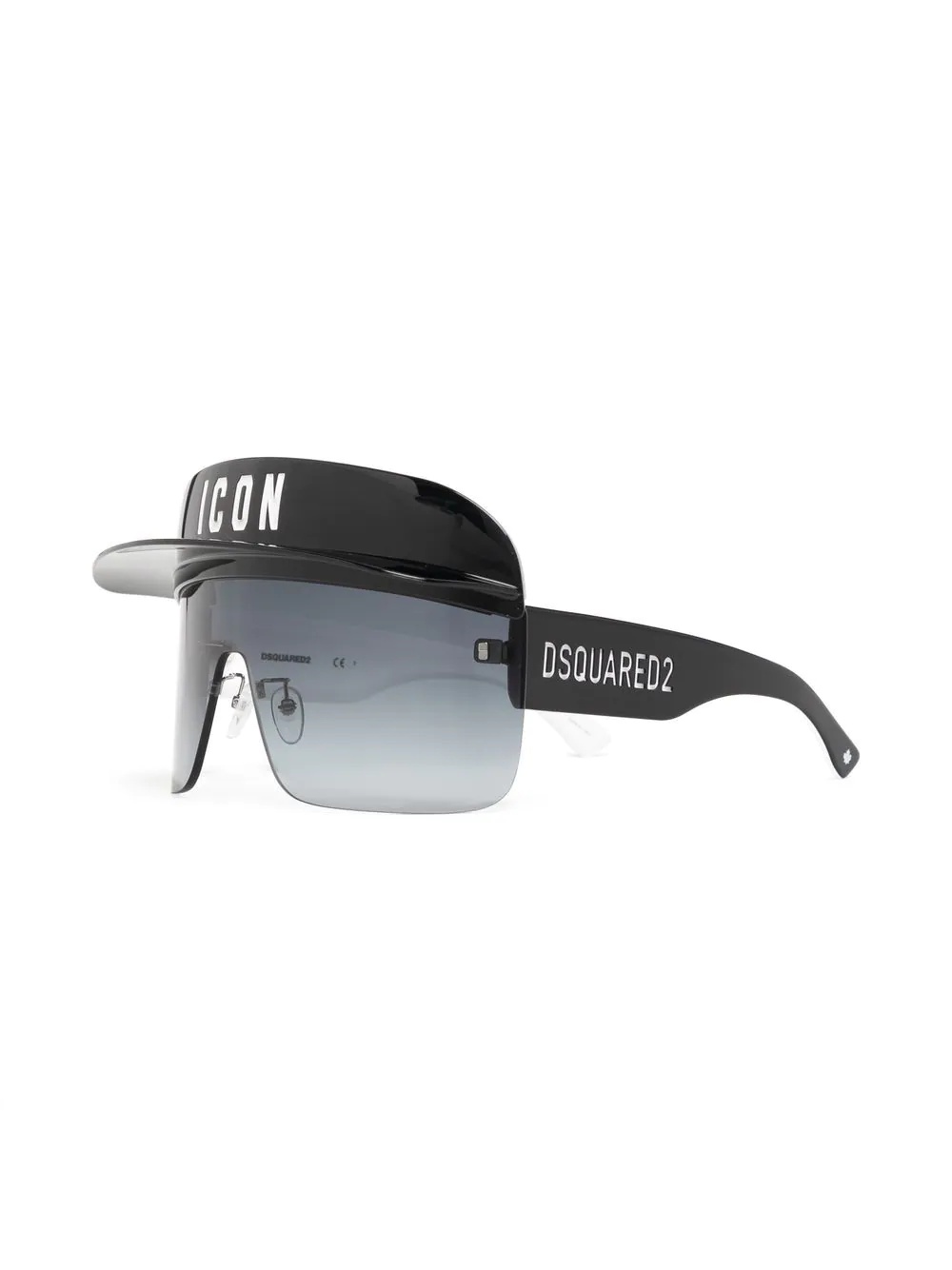 logo-print pilot-frame sunglasses - 2