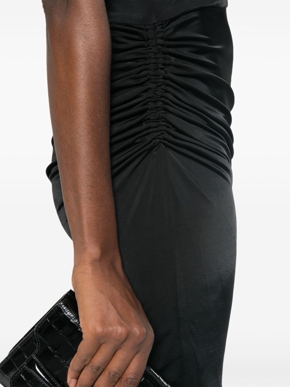 cowl-neck mini dress - 5