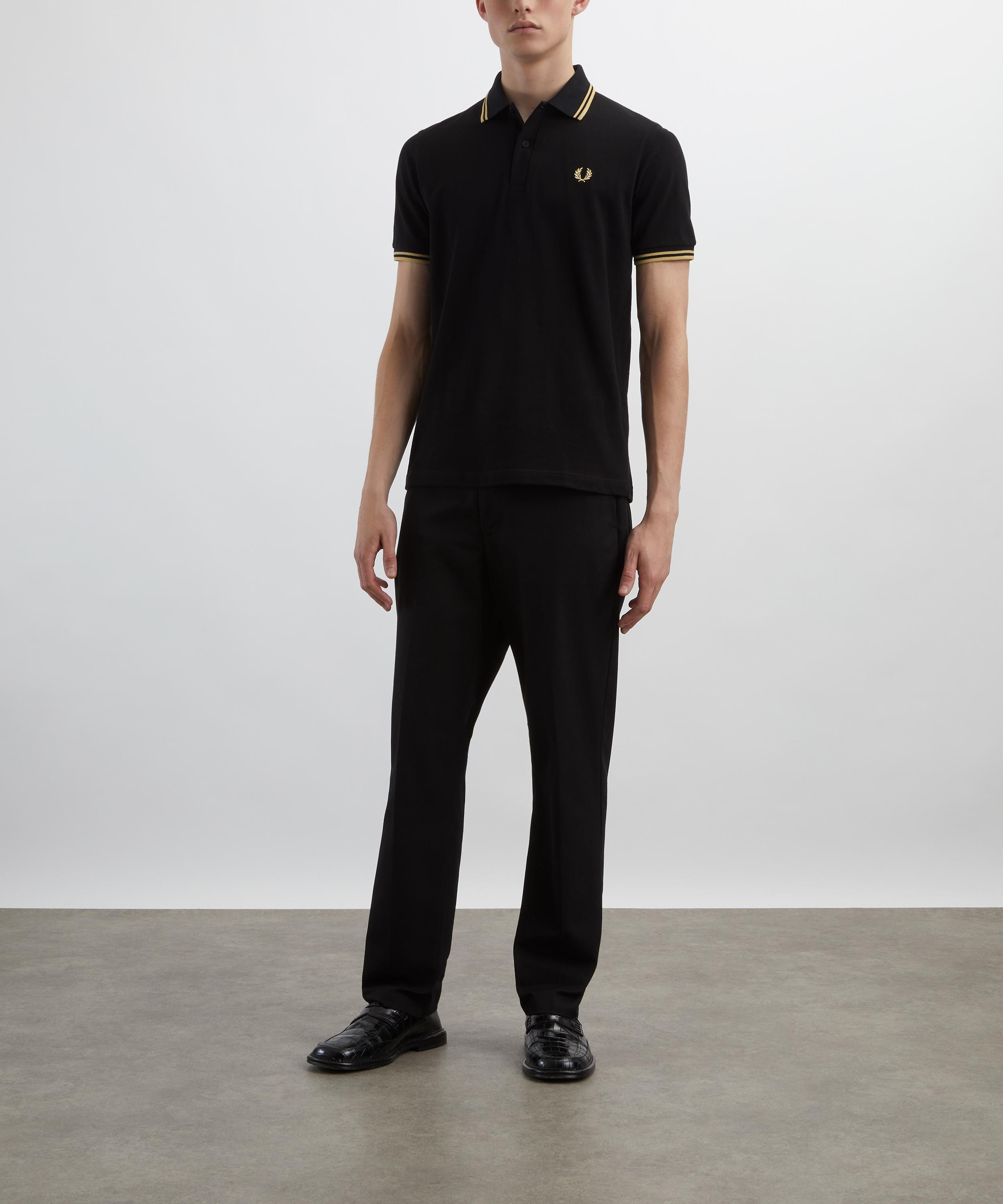Black M12 Twin Tipped Polo Shirt - 2