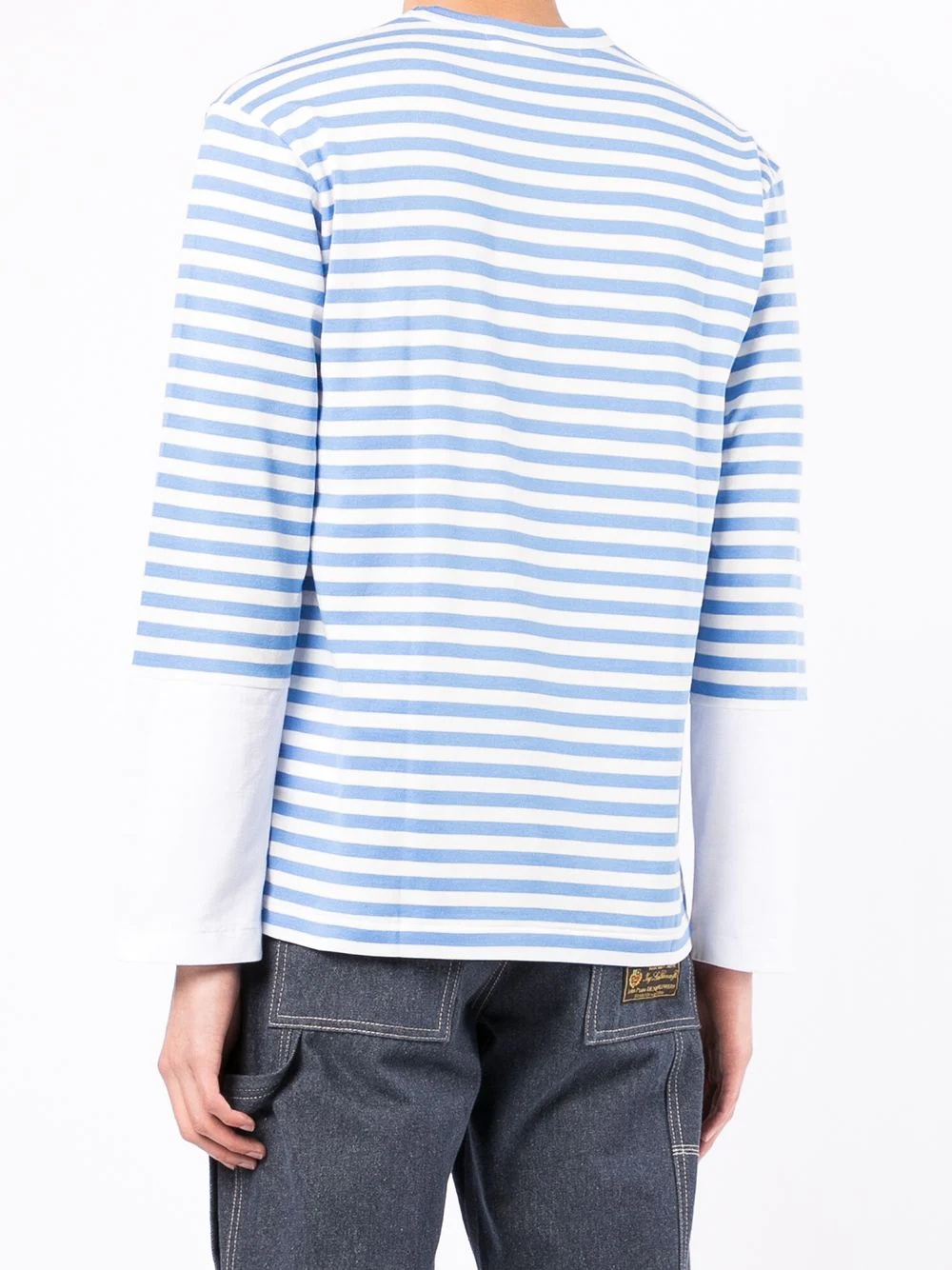 striped long-sleeve T-shirt - 4