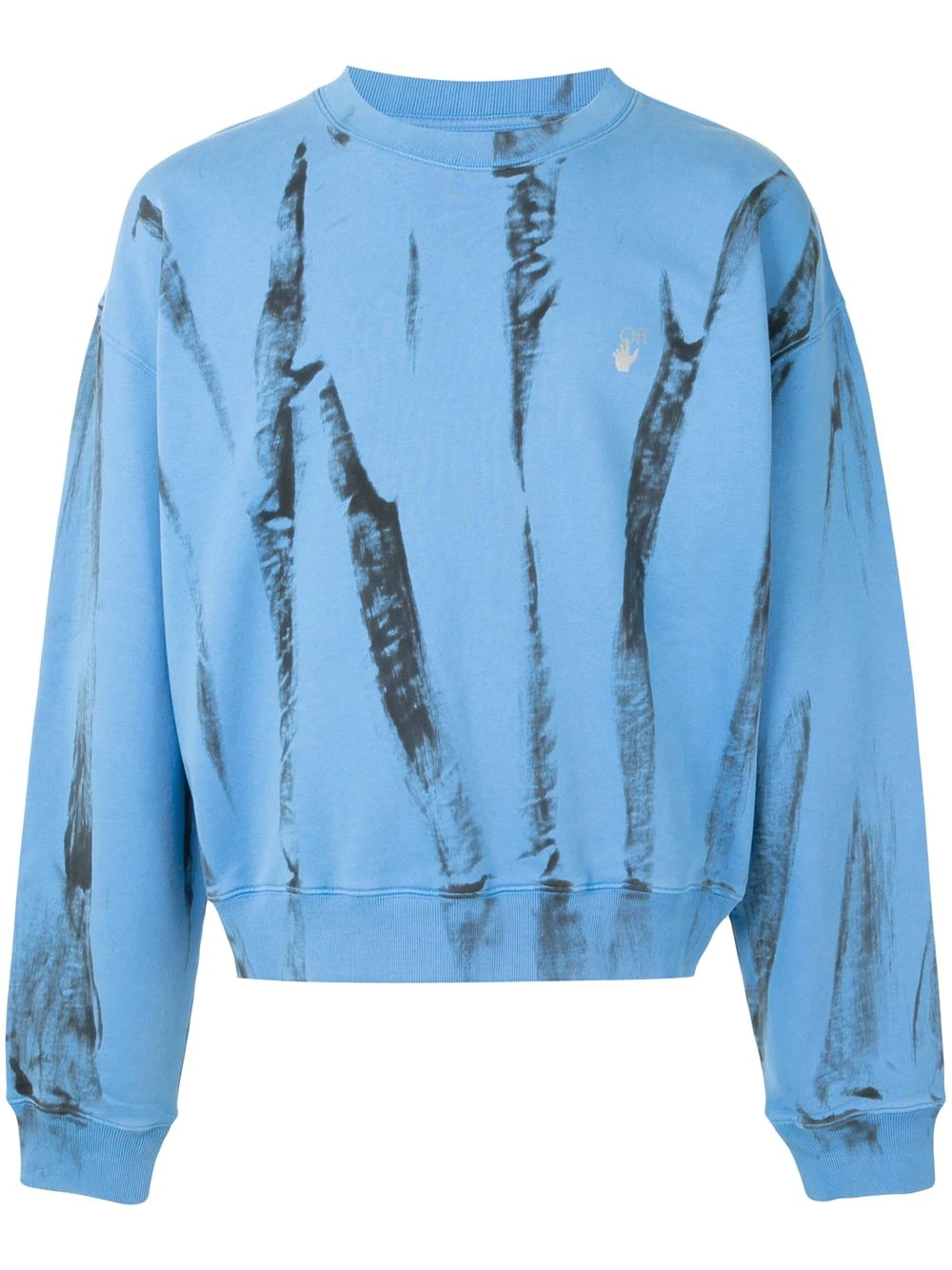 reflective Arrows tie-dye sweatshirt - 1