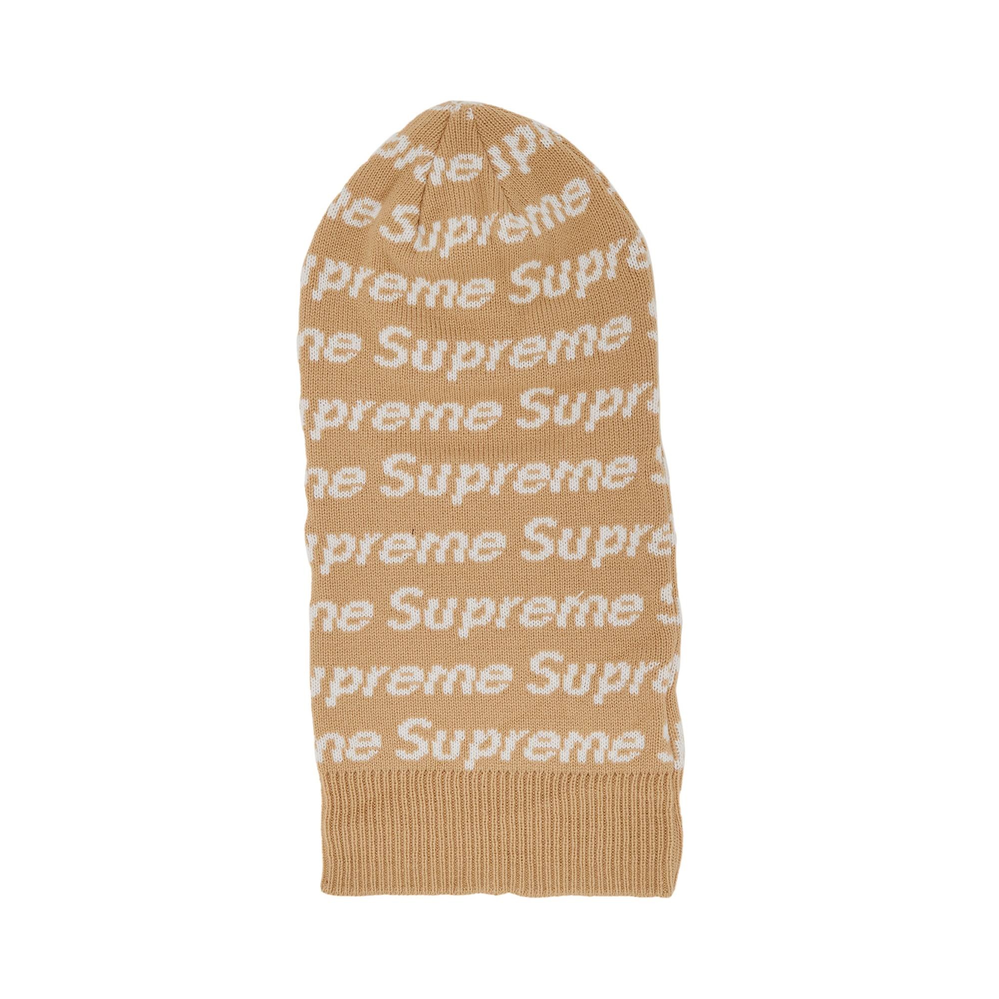 Supreme x New Era Repeat Balaclava 'Taupe' - 2