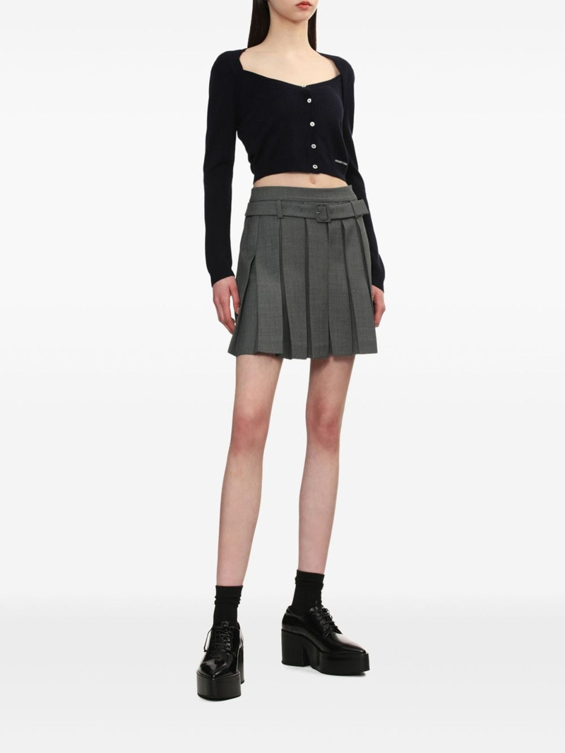 SHUSHU/TONG silk-cashmere cardigan outlook
