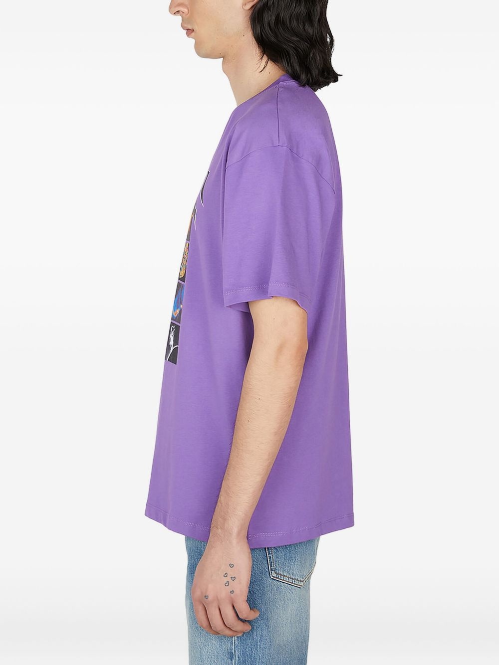 crew-neck printed T-shirt - 3