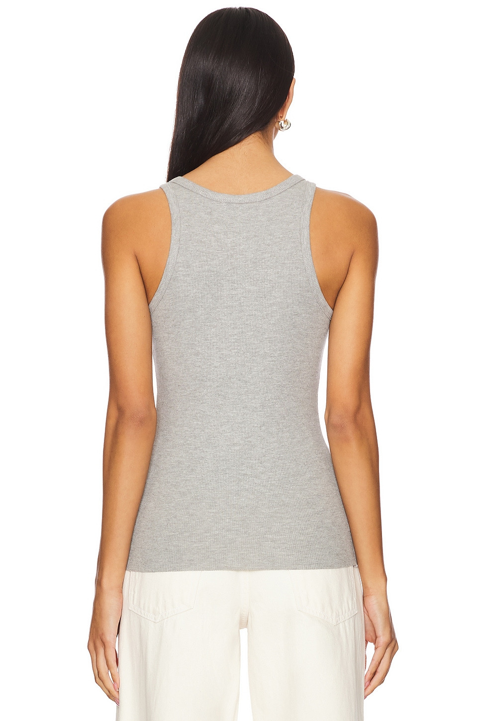High Neck Fitted Tank Top - 3