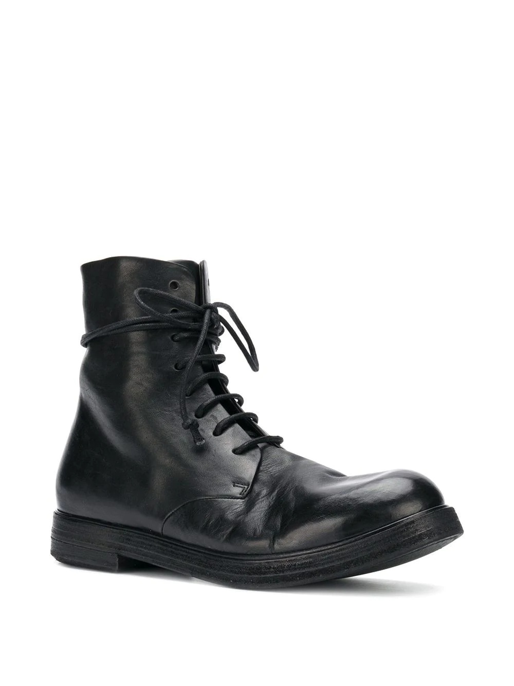 lace-up combat boots - 2