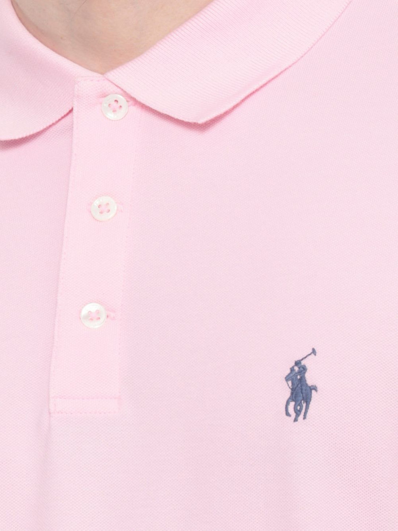 embroidered-logo cotton polo shirt 5
