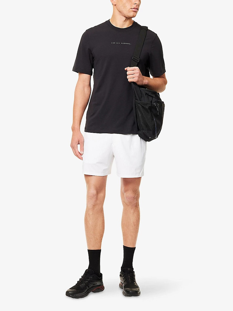 lululemon "Striped Tennis 5"" Mesh Shorts" outlook