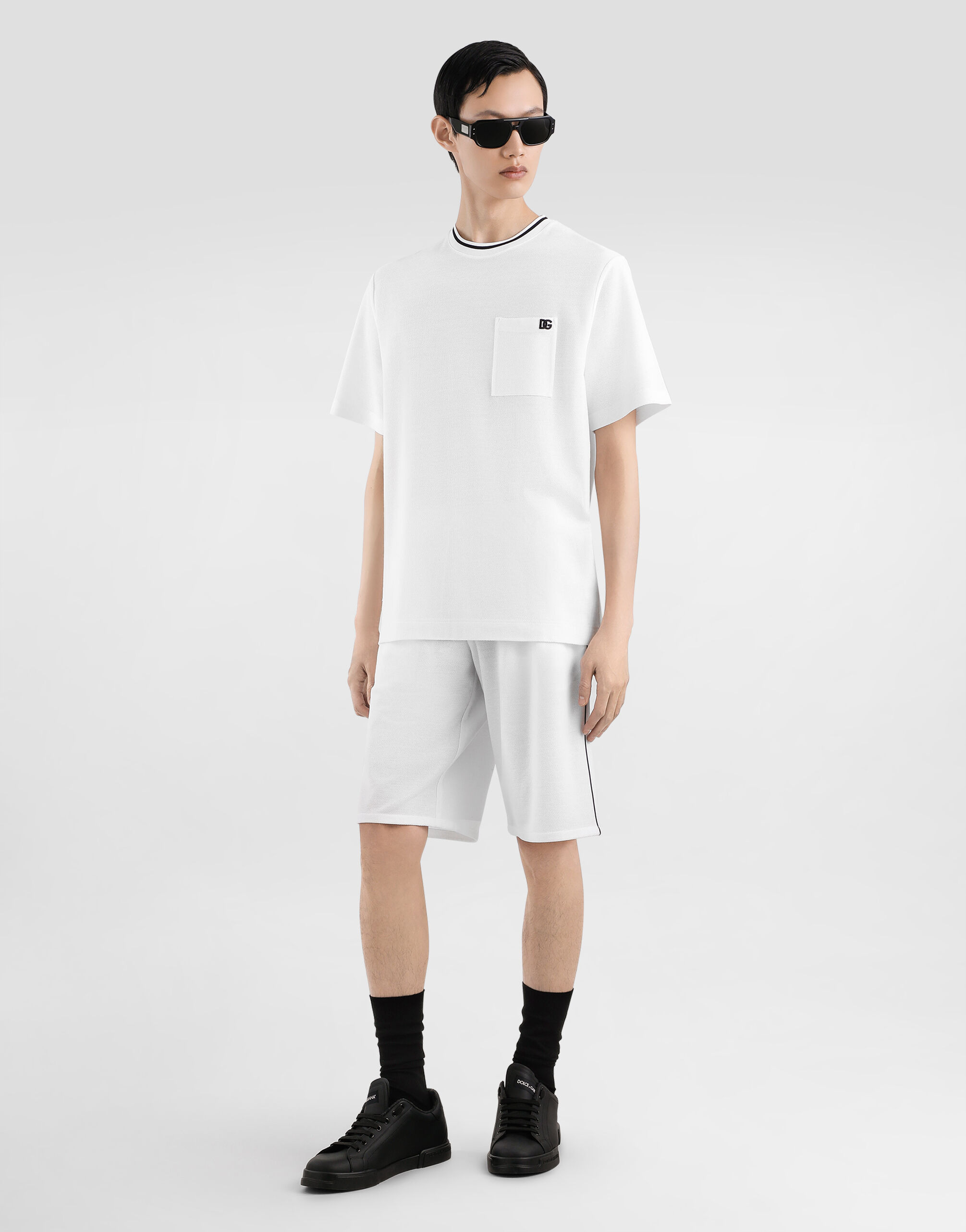 Cotton piqué t-shirt - 2