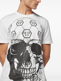 PHILIPP PLEIN スマイルフリントクルネックTシャツ 【関税込】 T-SHIRT SHORT SLEEVE Skull and Plein | Philipp Plein