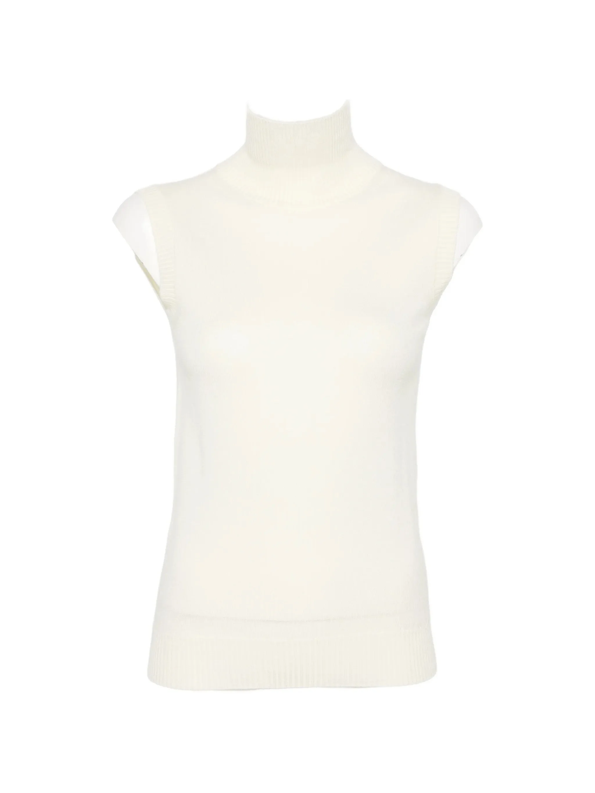 Sportmax Sleeveless Turtleneck Sweater - 1