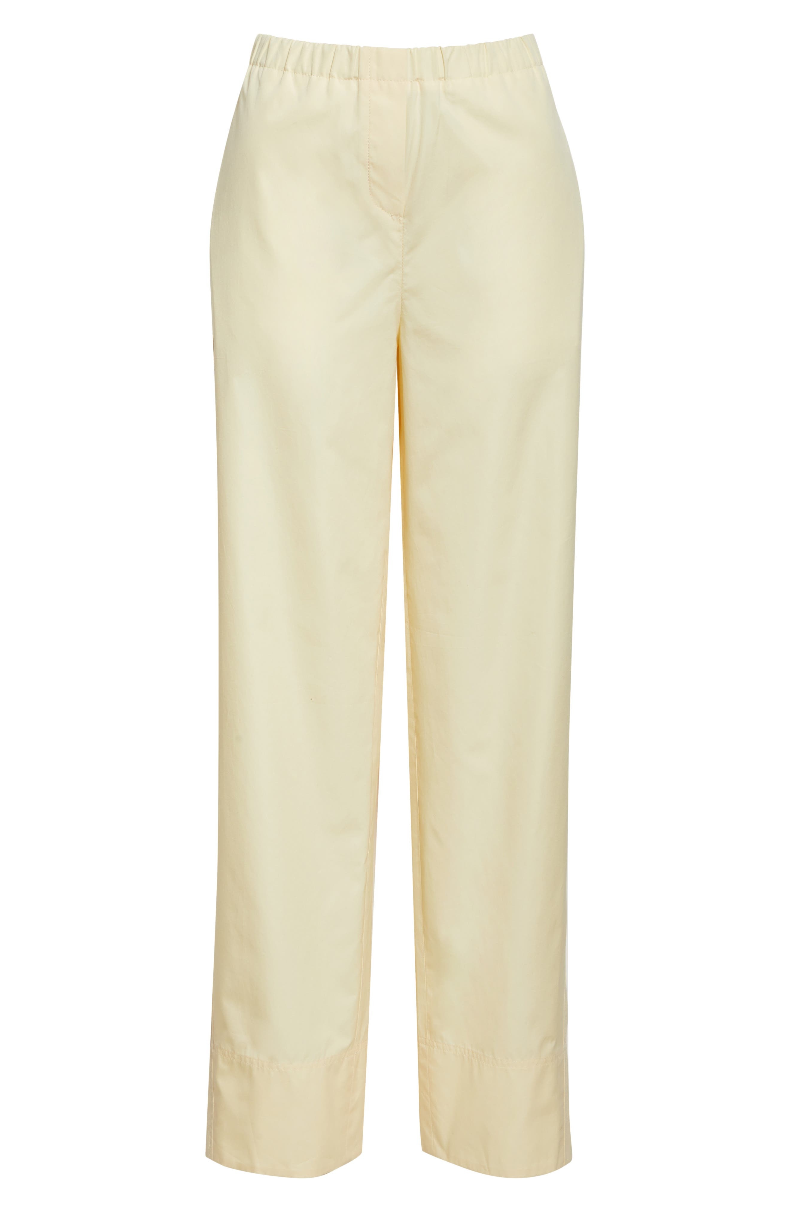 TOTEME Twisted Seam Boxer Trousers in Straw at Nordstrom - 6