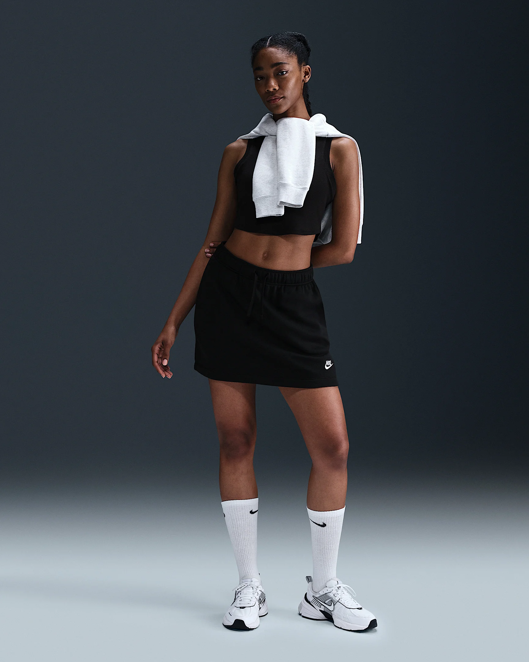 Nike Sportswear Club Fleece Women's Mid-Rise Skirt - 1