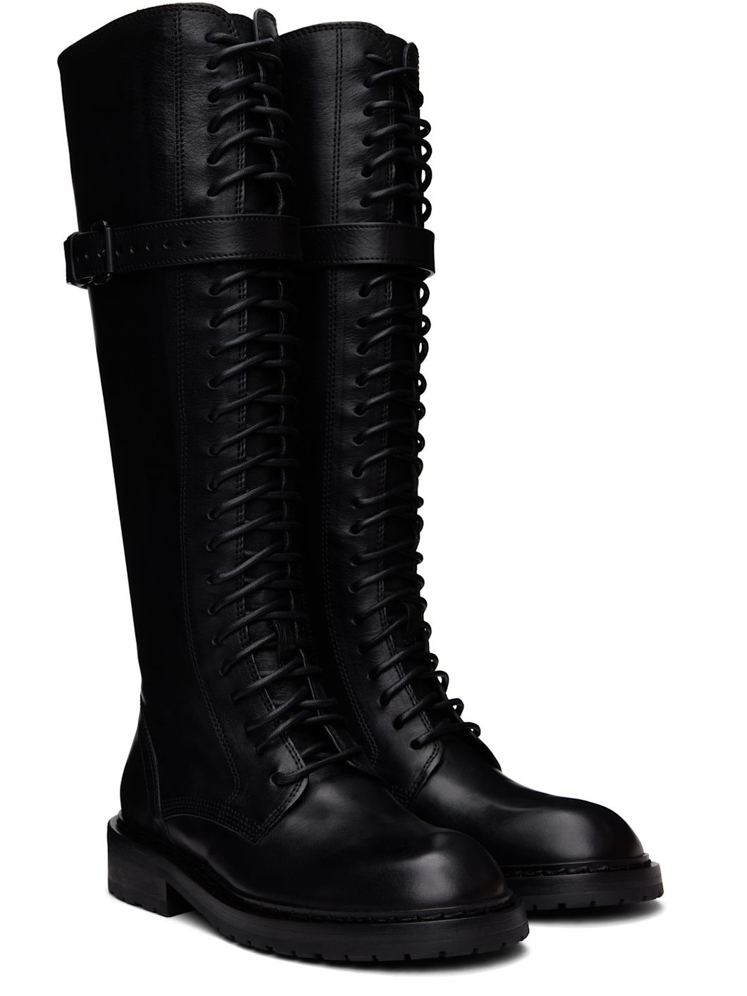Black High Danny Tall Boots - 4