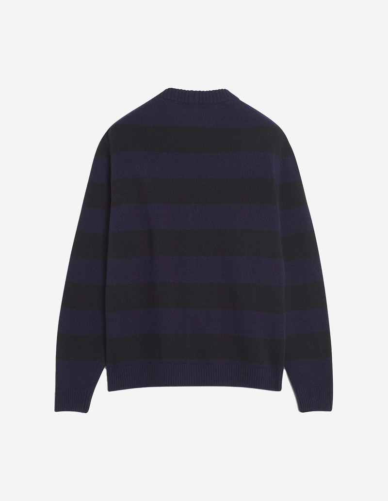 FESTIVE PROFILE FOX PATCH STRIPPED CARDIGAN 6