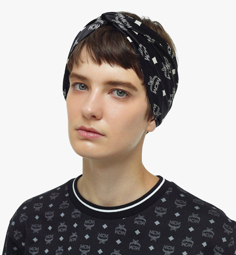 Monogram Silk Headband 3