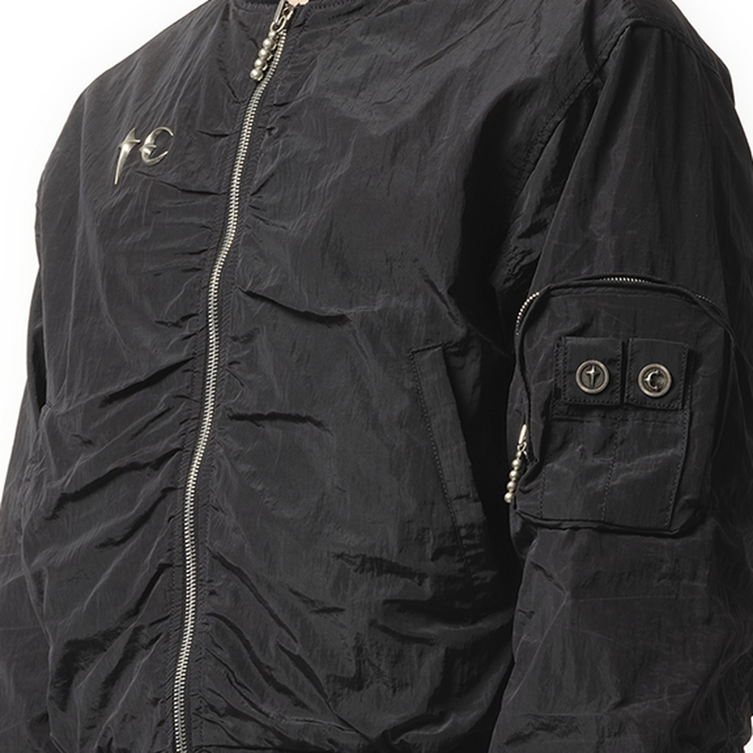 Scarred Tango Charlie Bomber in Black - 3