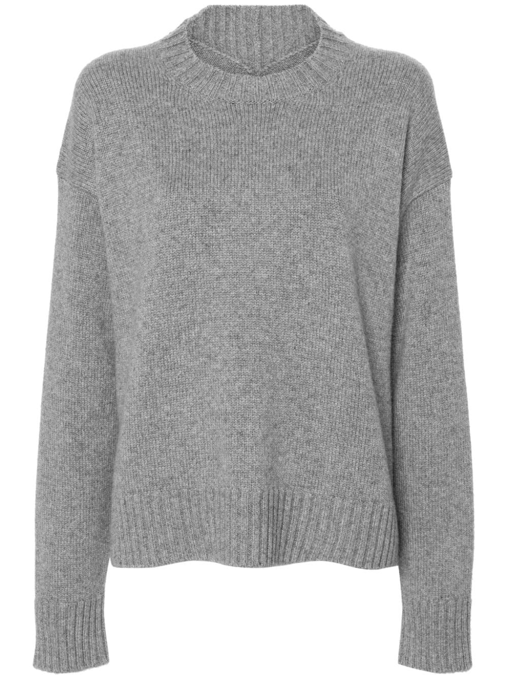 crew-neck cashmere-blend jumper - 1