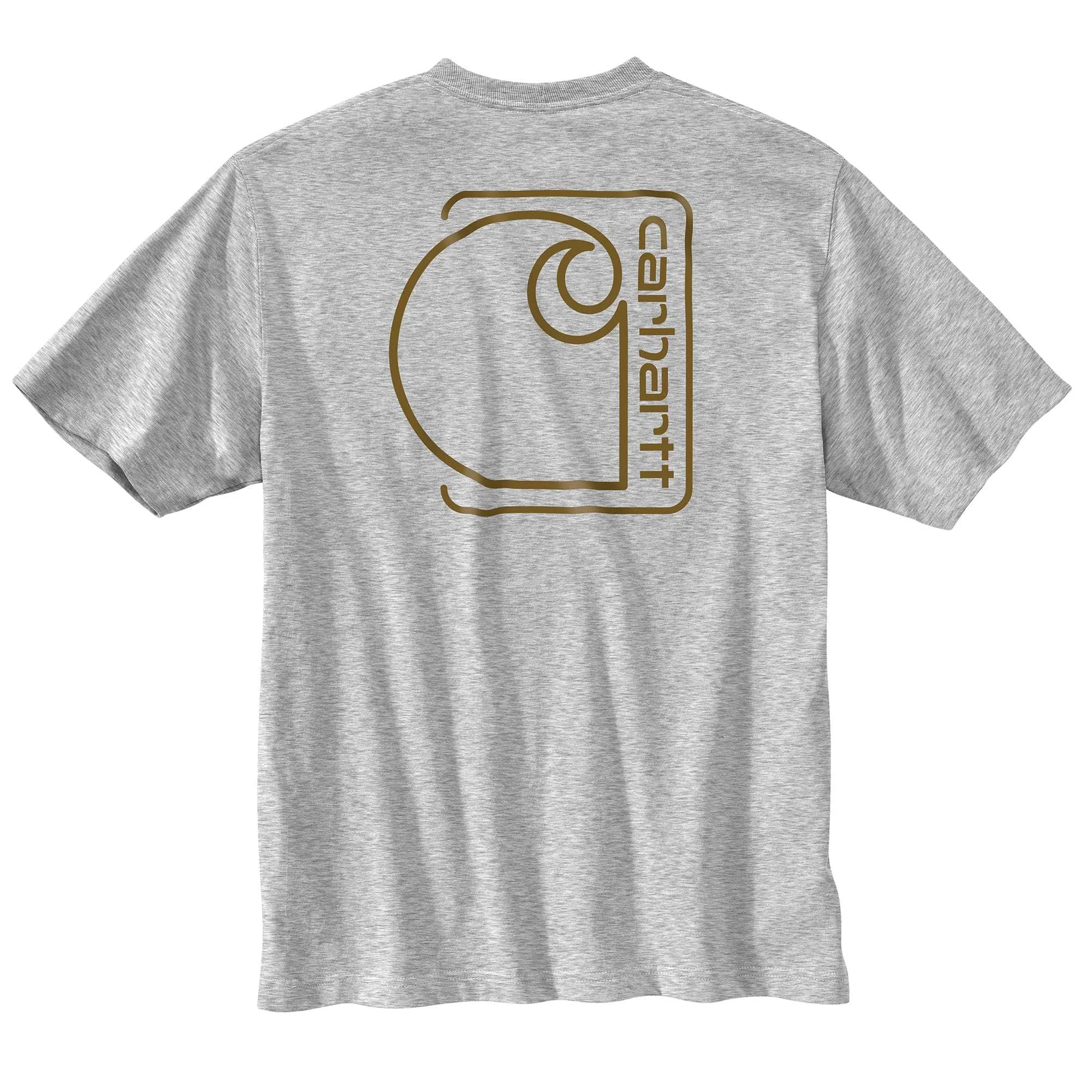 Relaxed Fit Lightweight Short-Sleeve Pocket C Graphic T-Shirt - 1