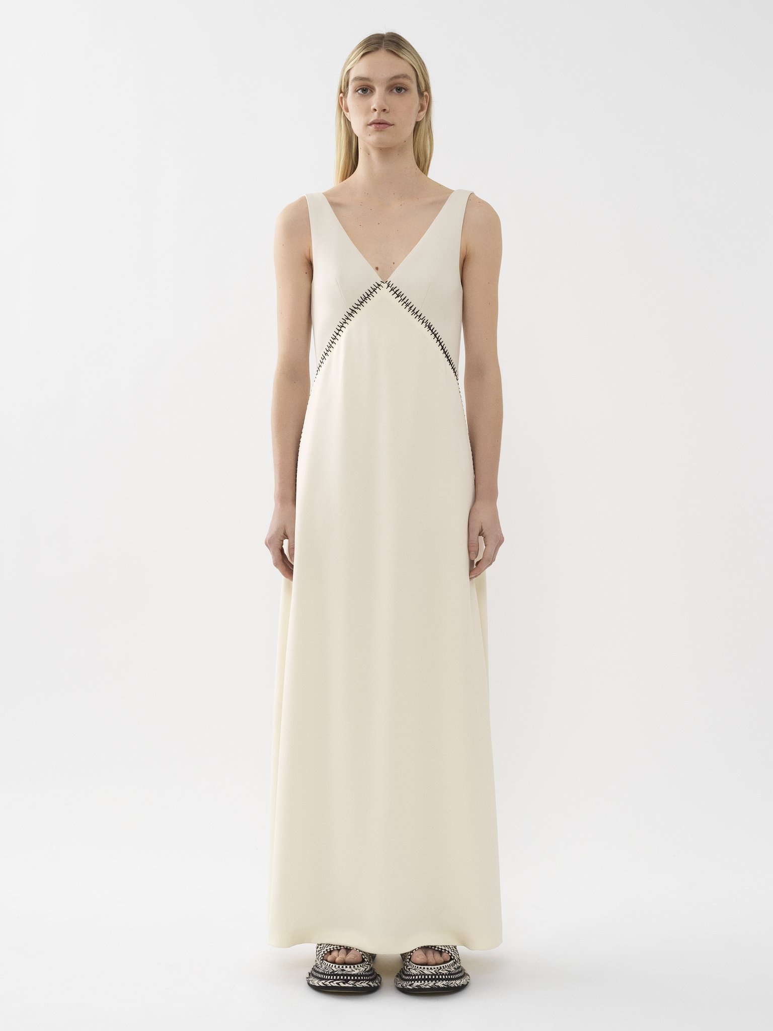 SLEEVELESS LINGERIE DRESS - 2