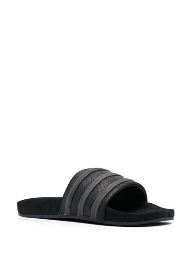 adidas embossed-logo stripe-detail slides outlook