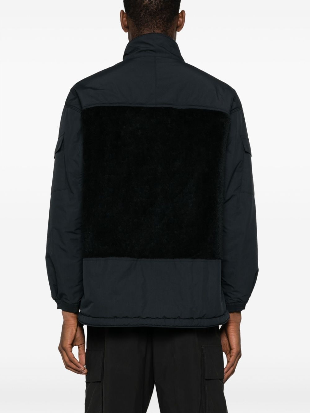 zip-up panelled jacket - 4