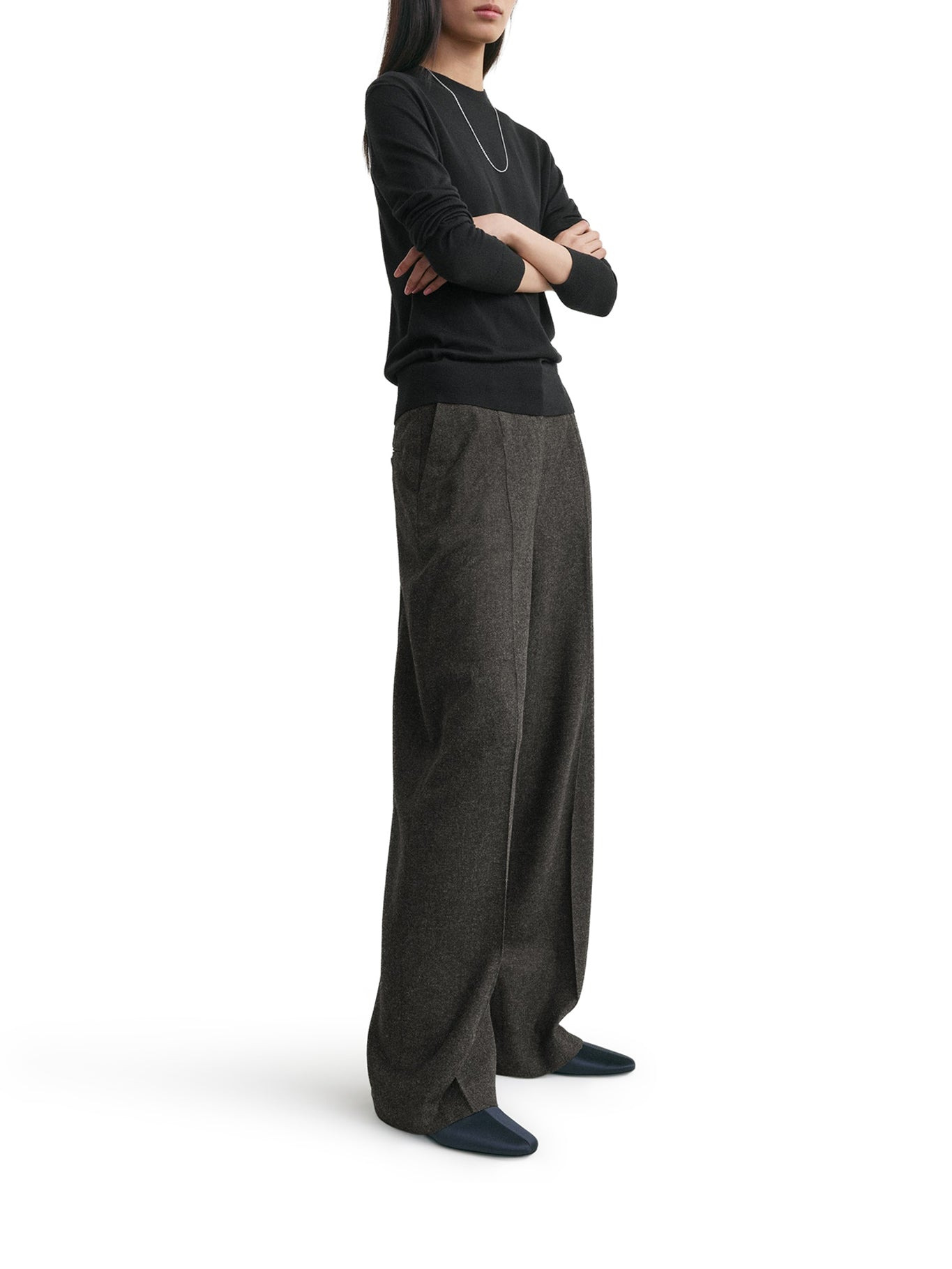 TAILORED FLANNEL TROUSERS - 5