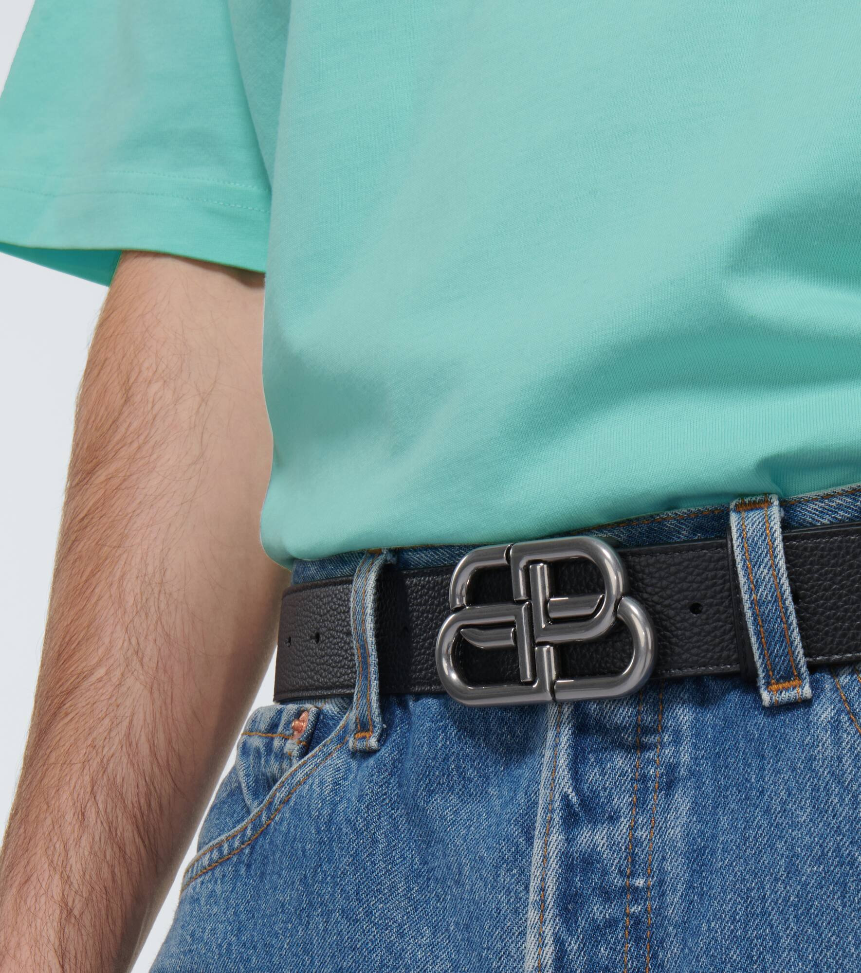 BB Large leather belt - 2