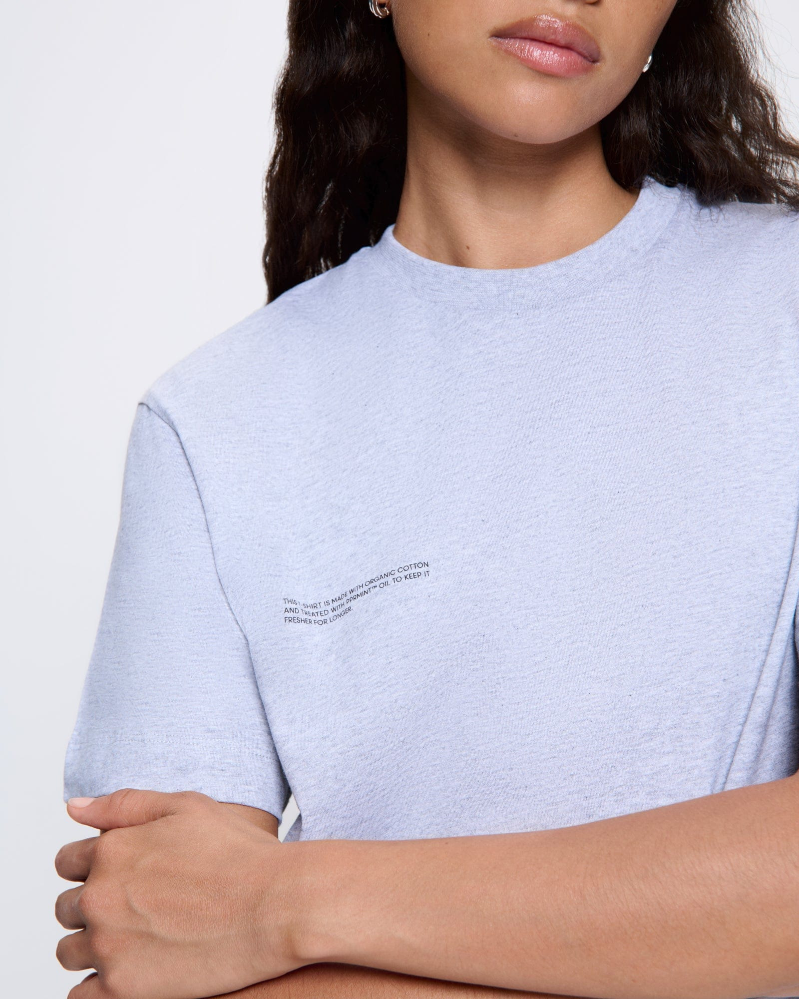Womens 365 Midweight T-Shirt - Grey-Marl - 4