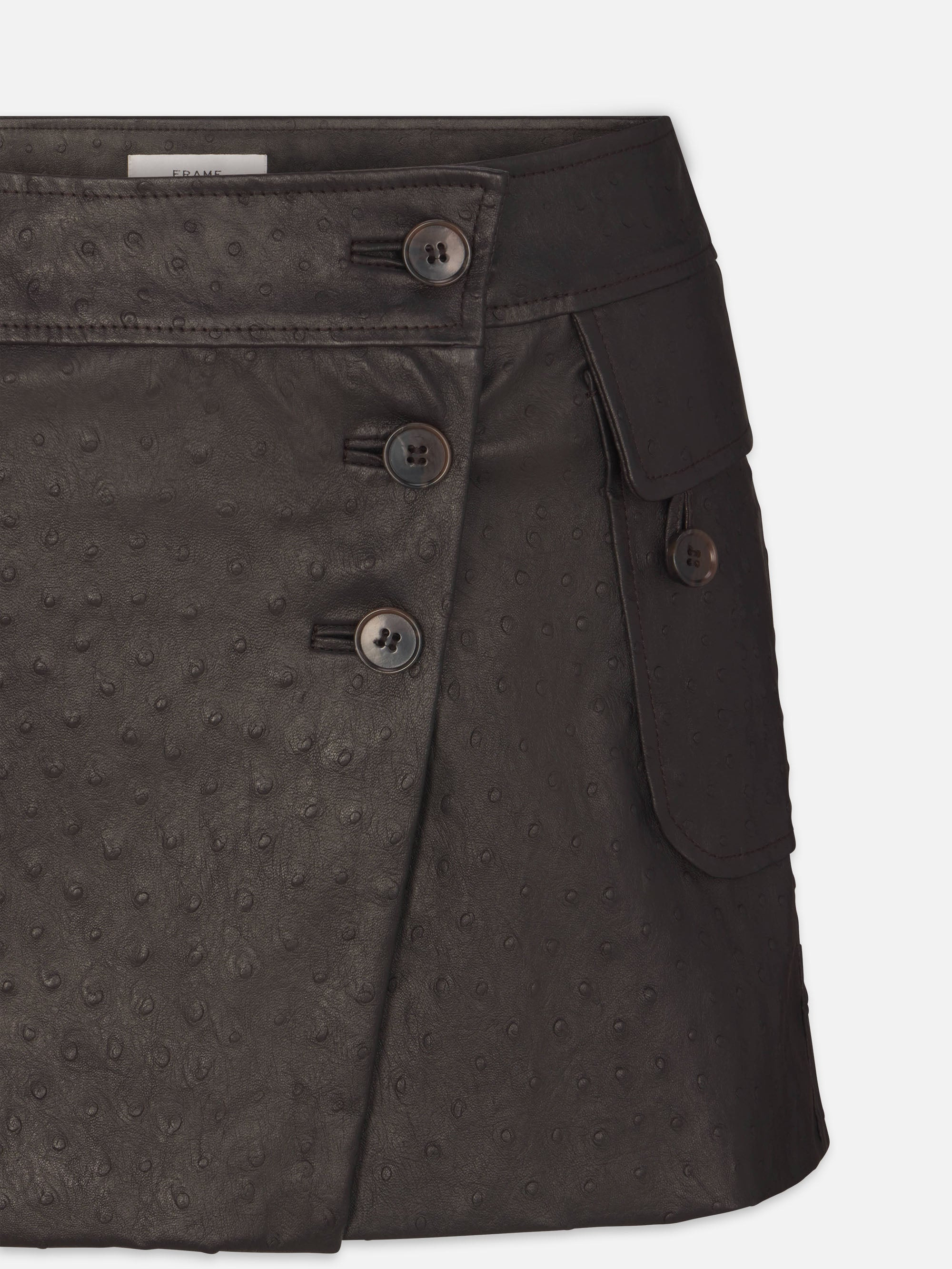 The Leather Cargo Mini in Coffee - 2