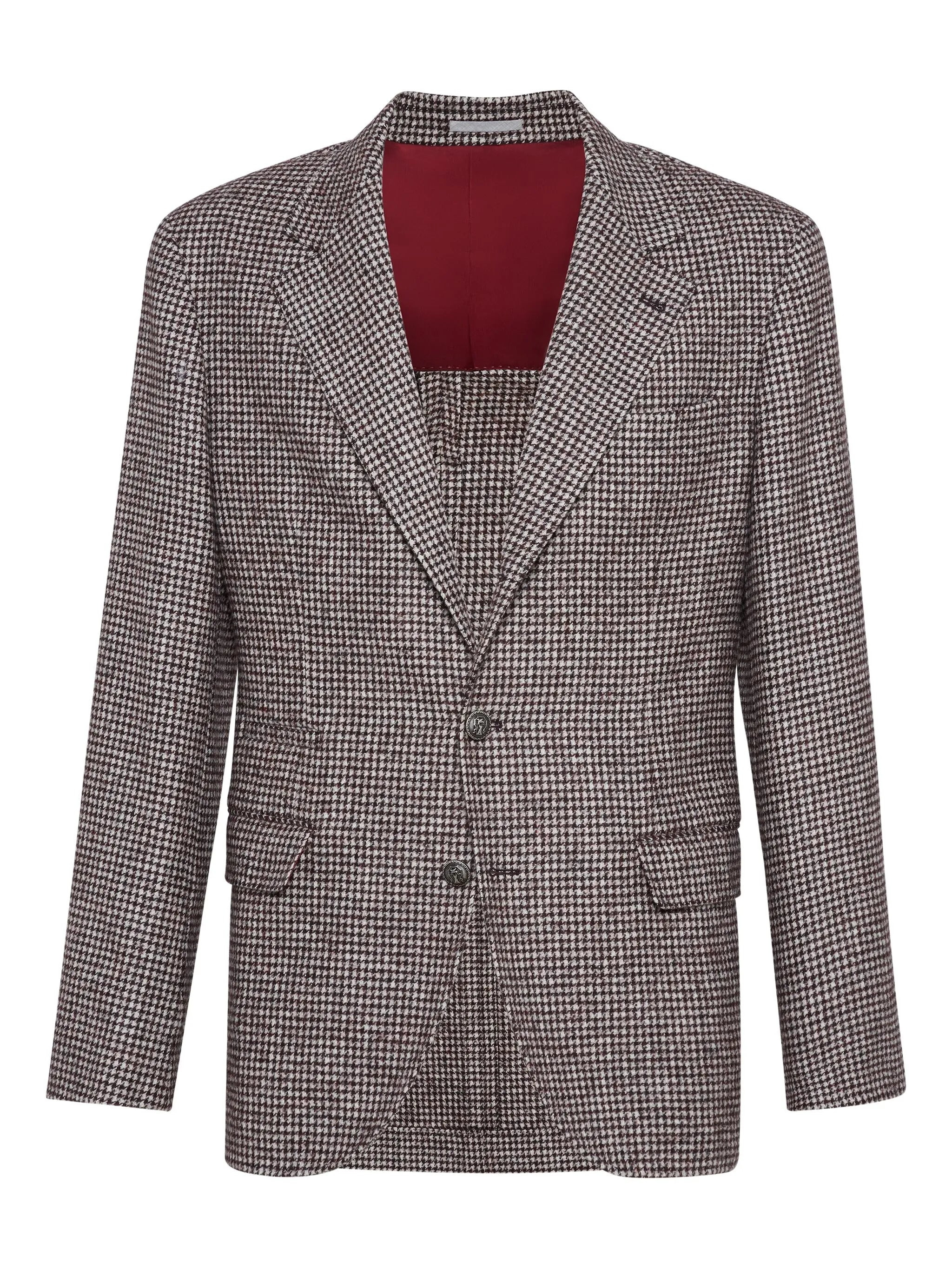 Brunello Cucinelli Houndstooth Blazer - 1