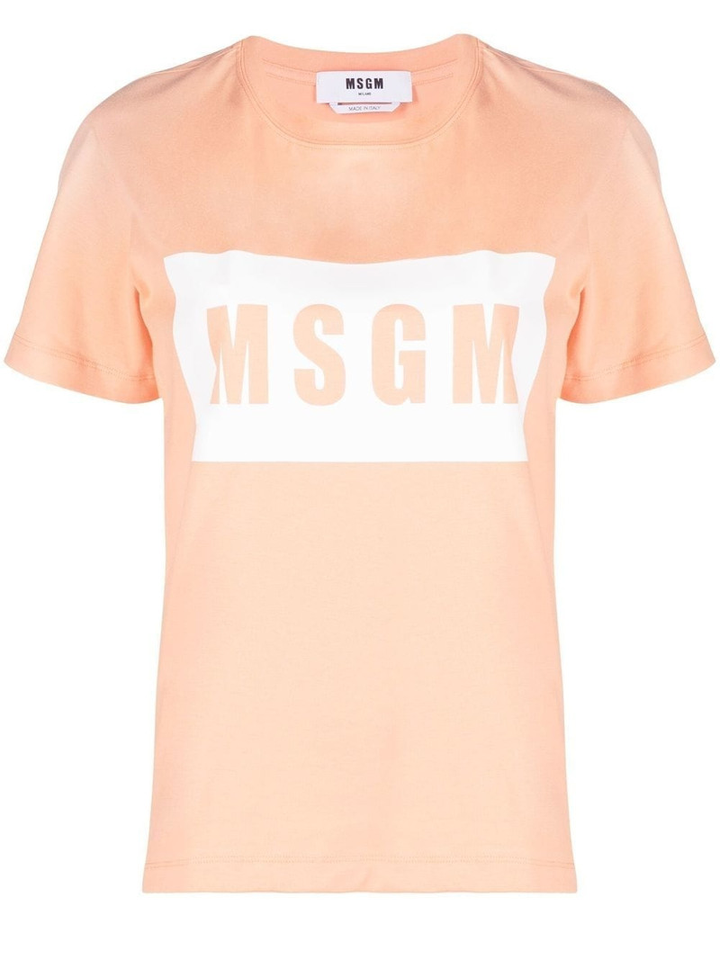 logo-print short-sleeve T-shirt 1