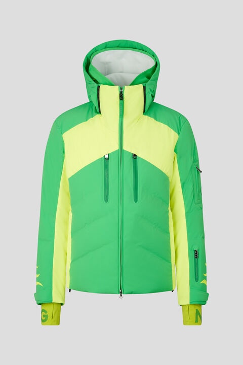 Jessy ski jacket in Green/Yellow - 1