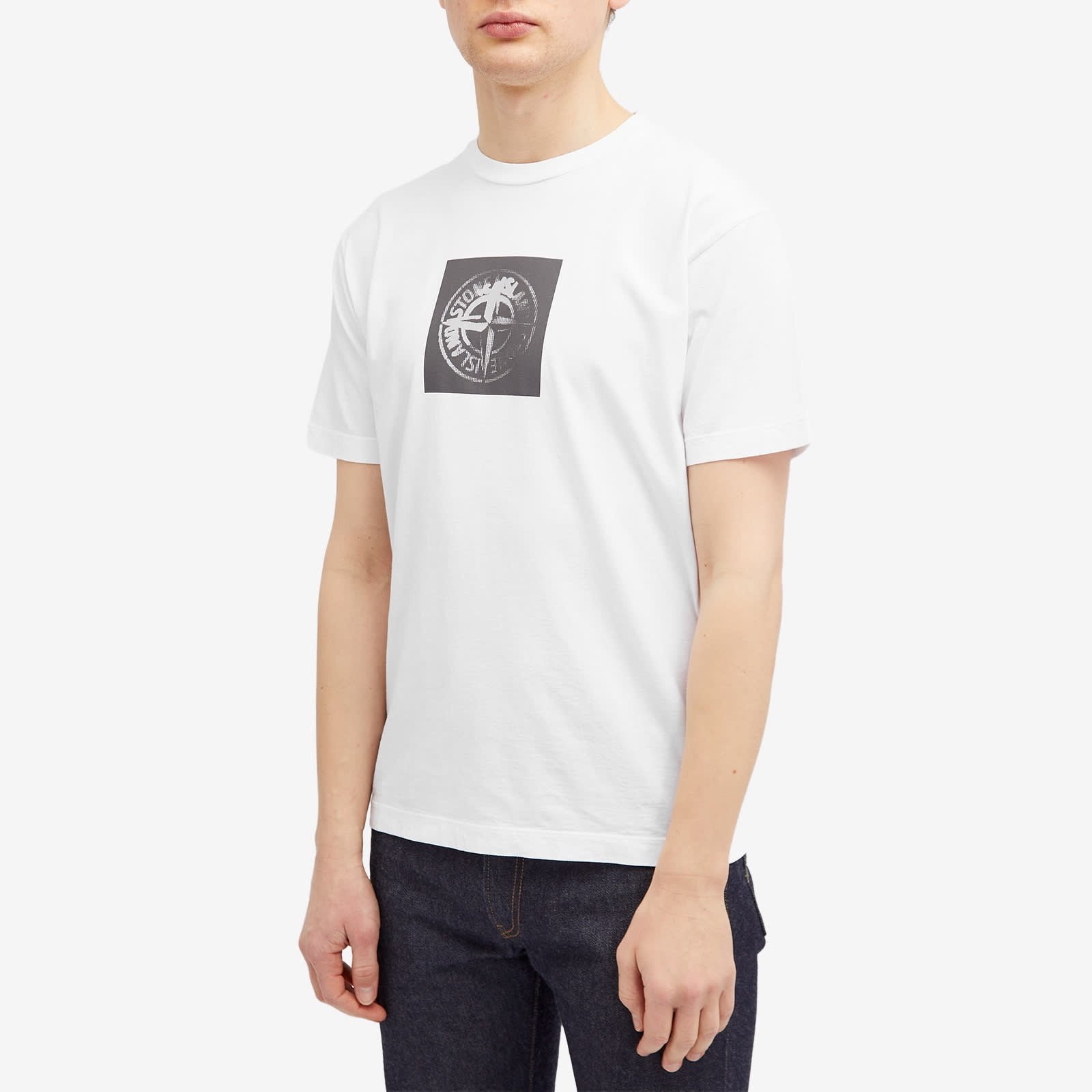 Stone Island Institutional One Badge Print T-Shirt - 2