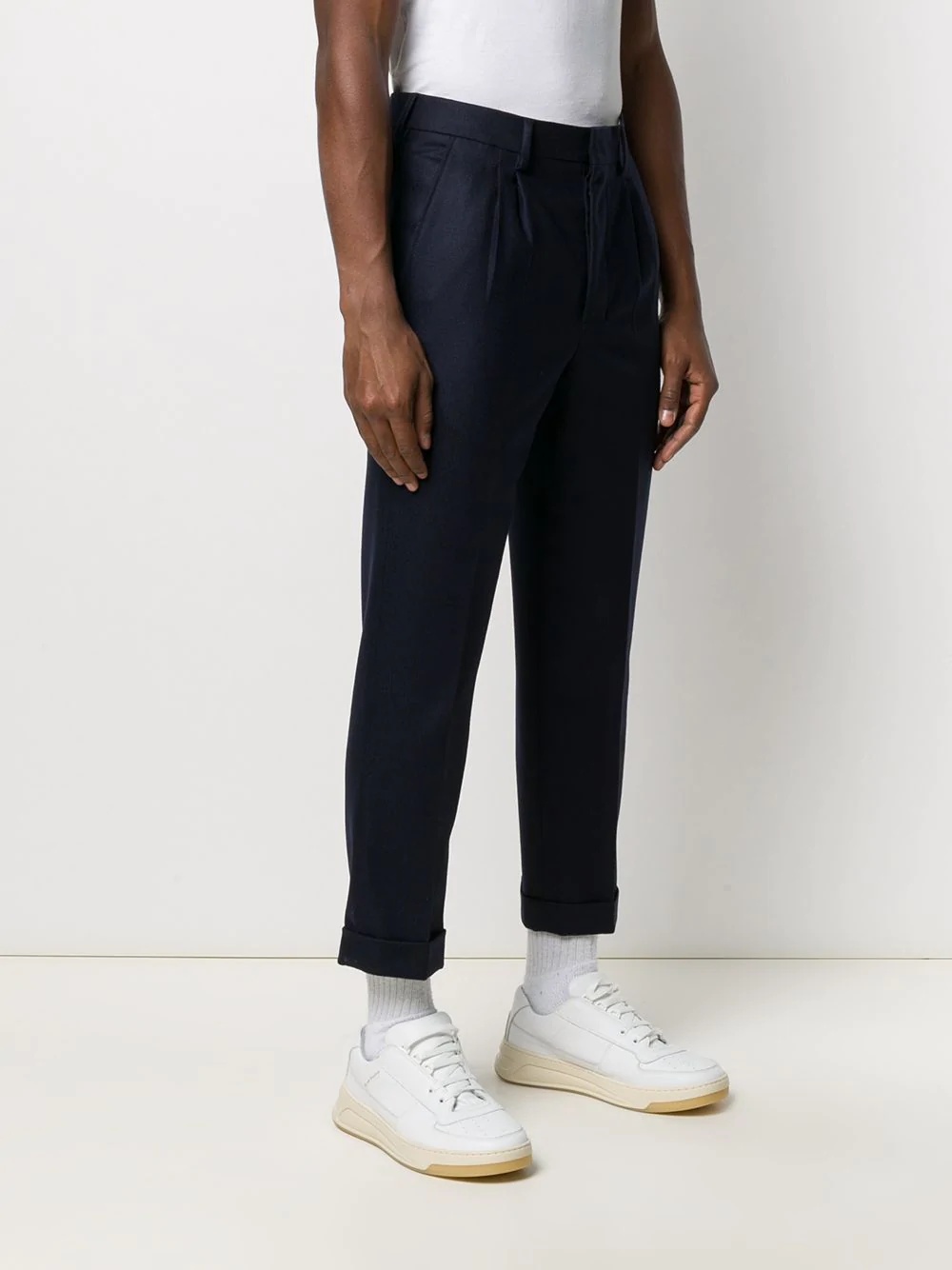 cropped tapered trousers - 3