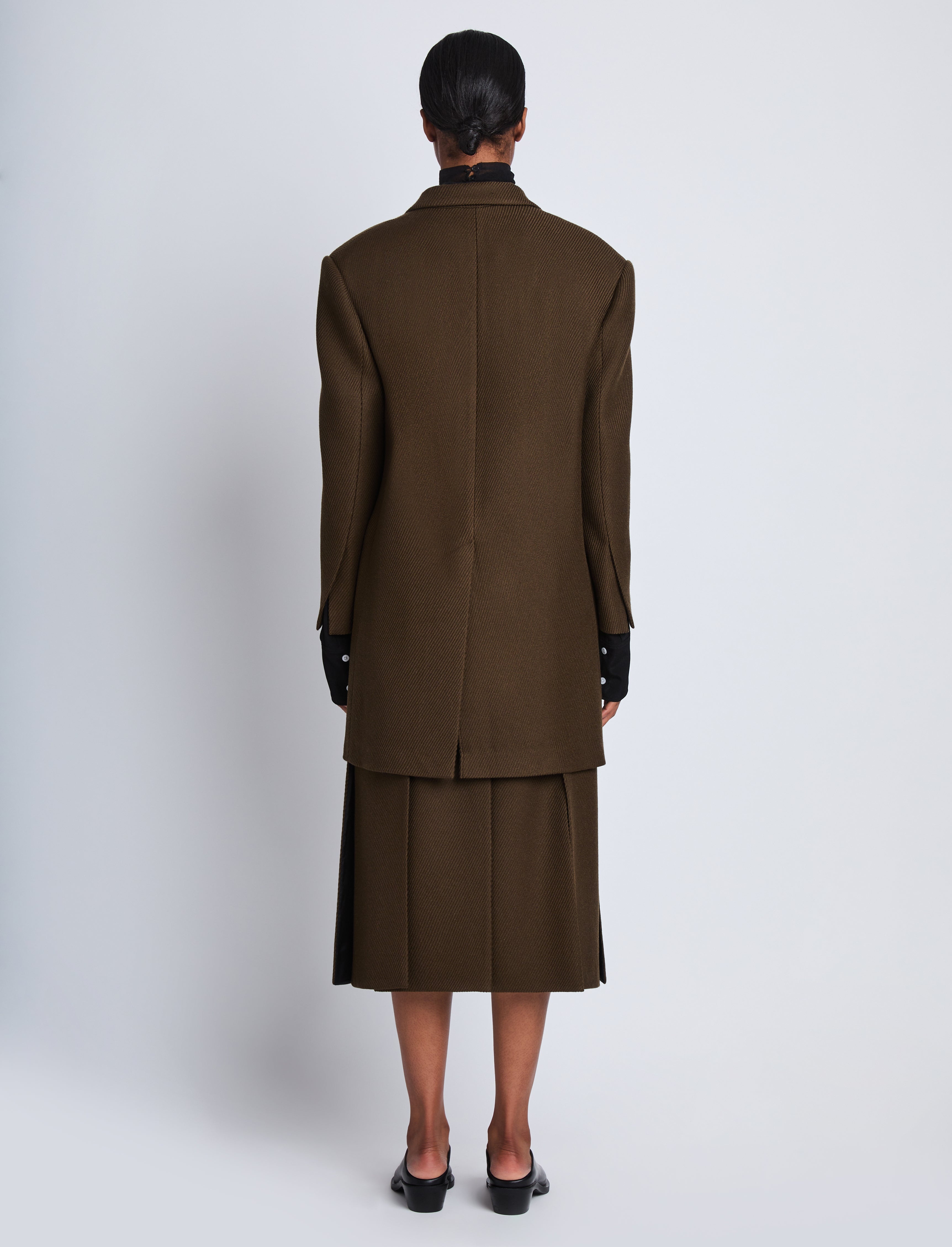 Henri Coat in Wool Twill - 4